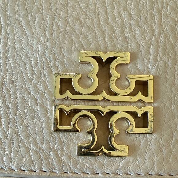 Tory Burch Britten Mini Crossbody Bag Light Oak Designer Preppy Concerts - Picture 4 of 9